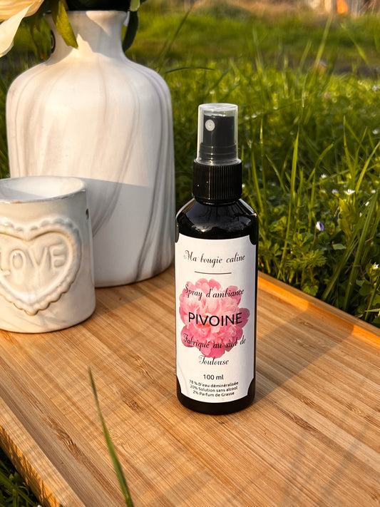 Spray d’ambiance parfum PIVOINE