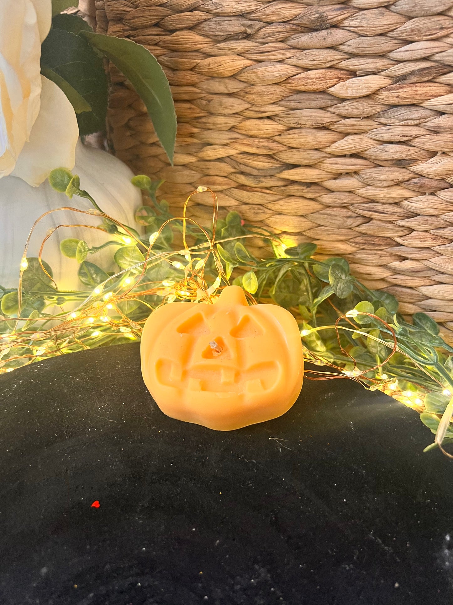 Bougie citrouille d'Halloween