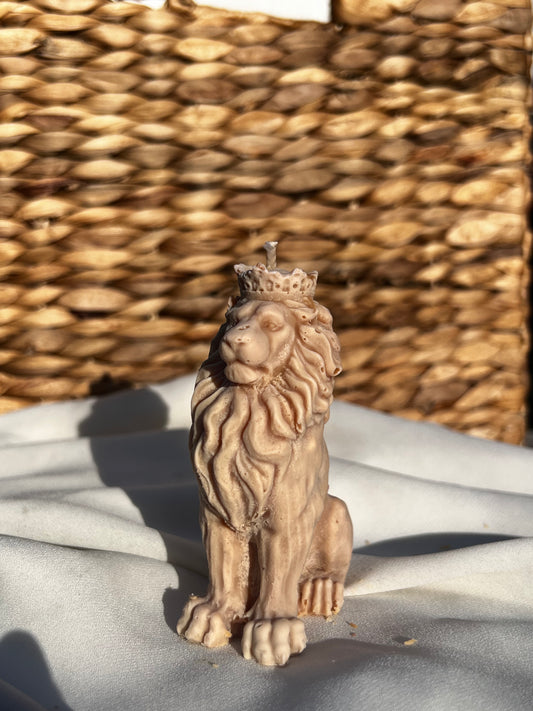 Bougie lion majestueux parfum AMBIANCE RELAXANTE